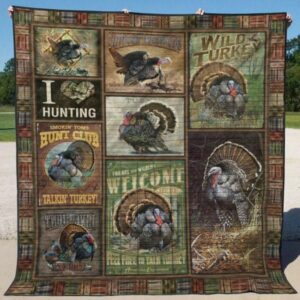 Hunting Quilt Blanket Ver 37  Quilt